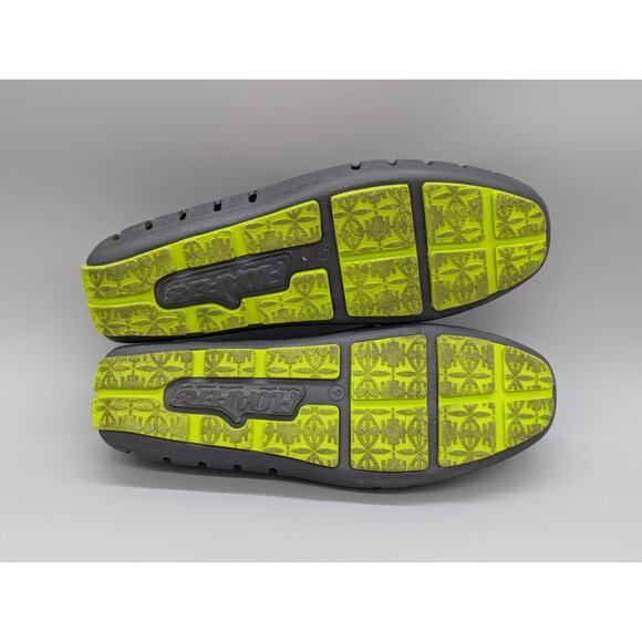 Floafers Country Club Driver Men\'s Water Shoes Asphalt Gray Lime Green Size 9 main image 10
